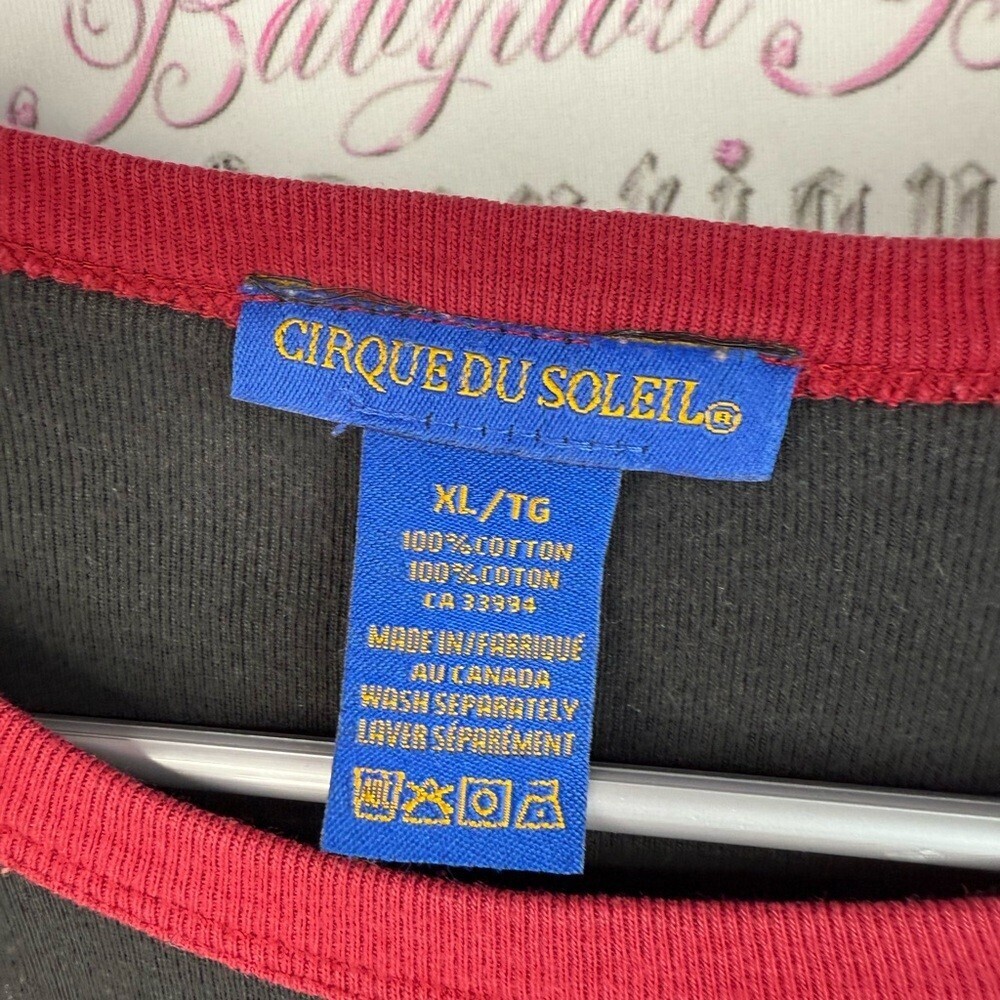 Cirque du soleil long sleeve dual look rare Colorful Graphic Long Sleeve Shirt - Picture 9 of 11